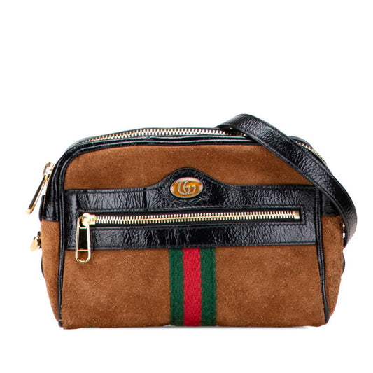 Gucci Brown Suede Ophidia