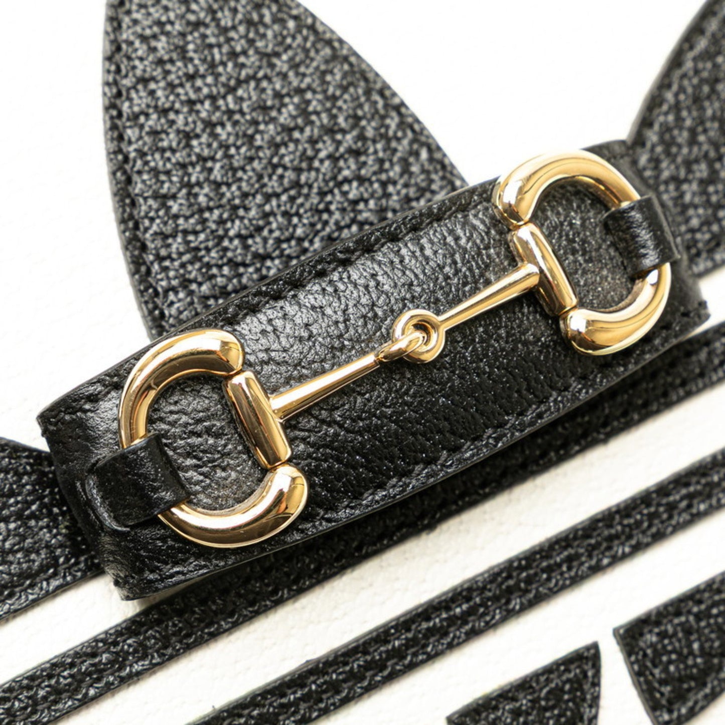 Gucci White Leather Horsebit