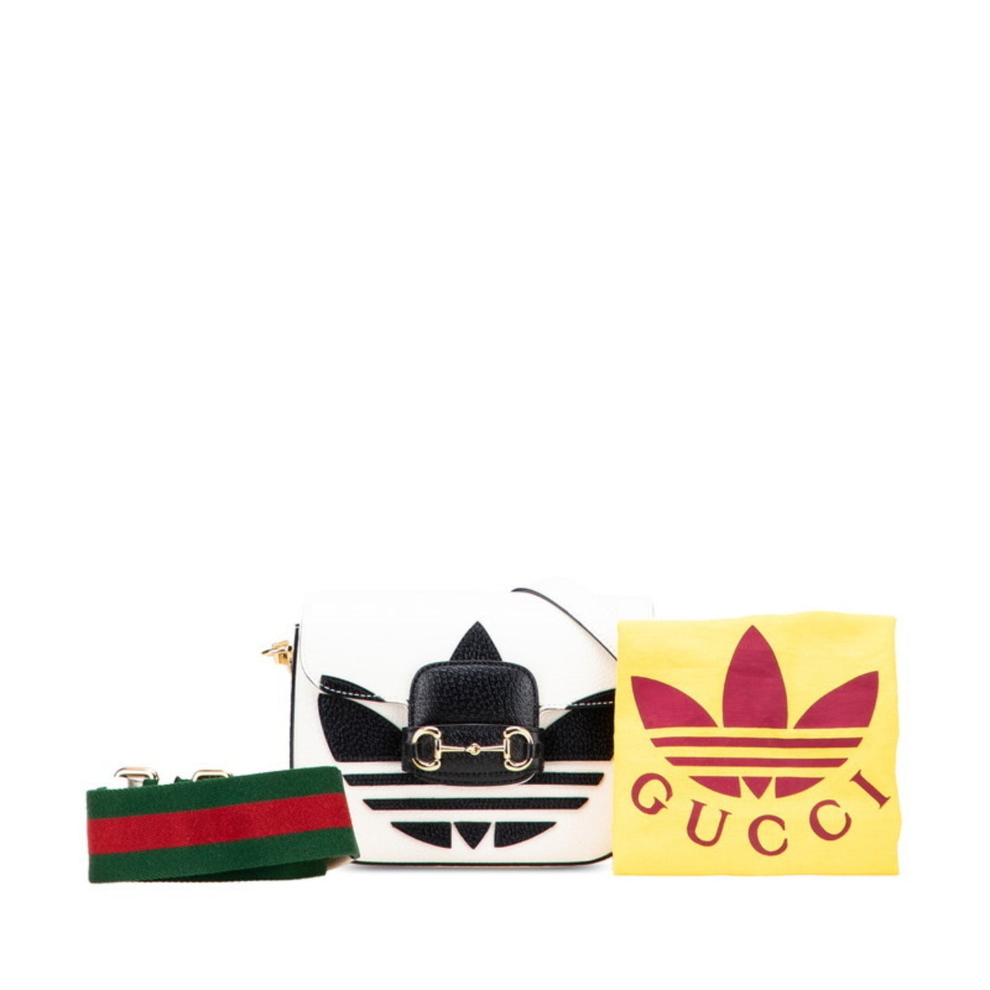 Gucci White Leather Horsebit