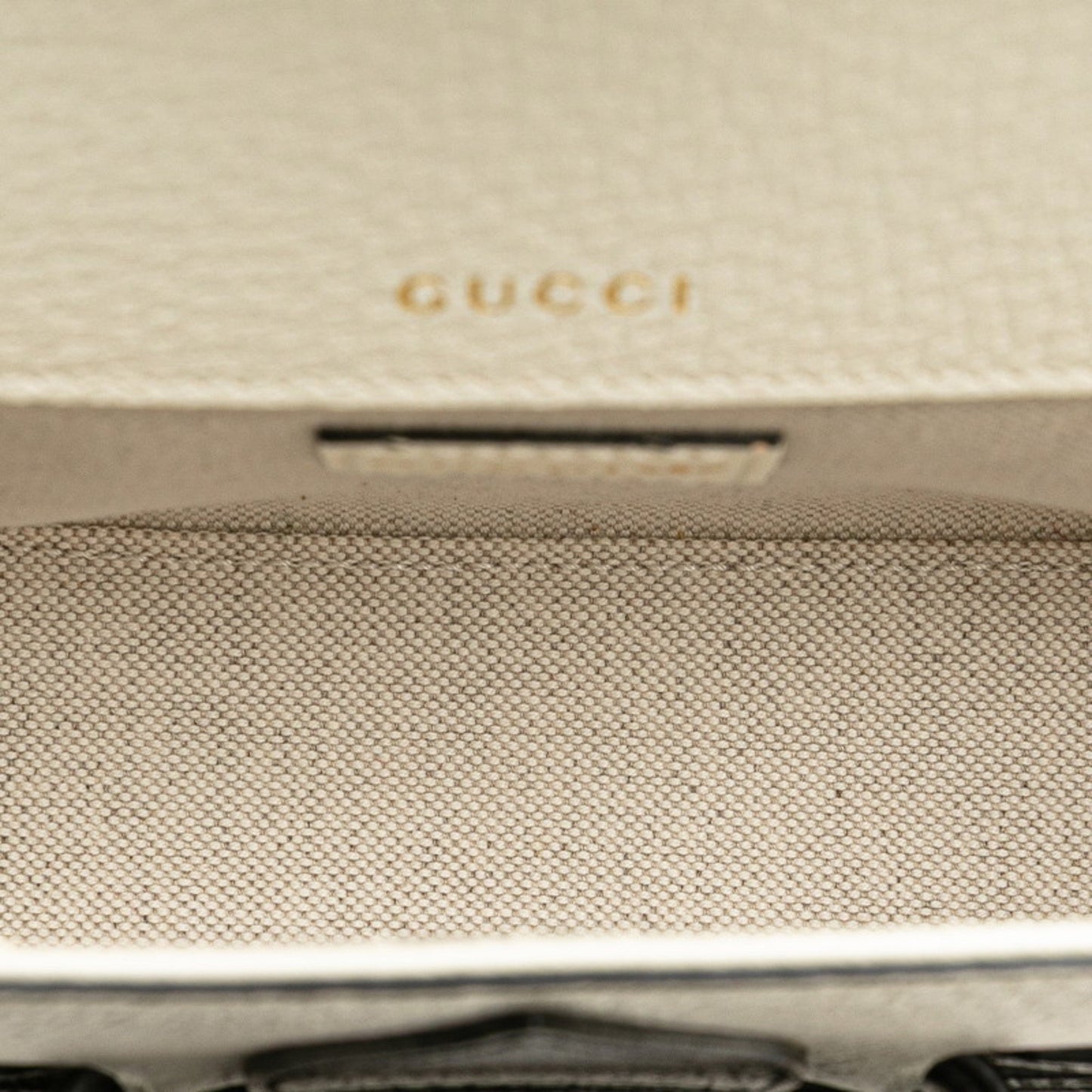 Gucci White Leather Horsebit