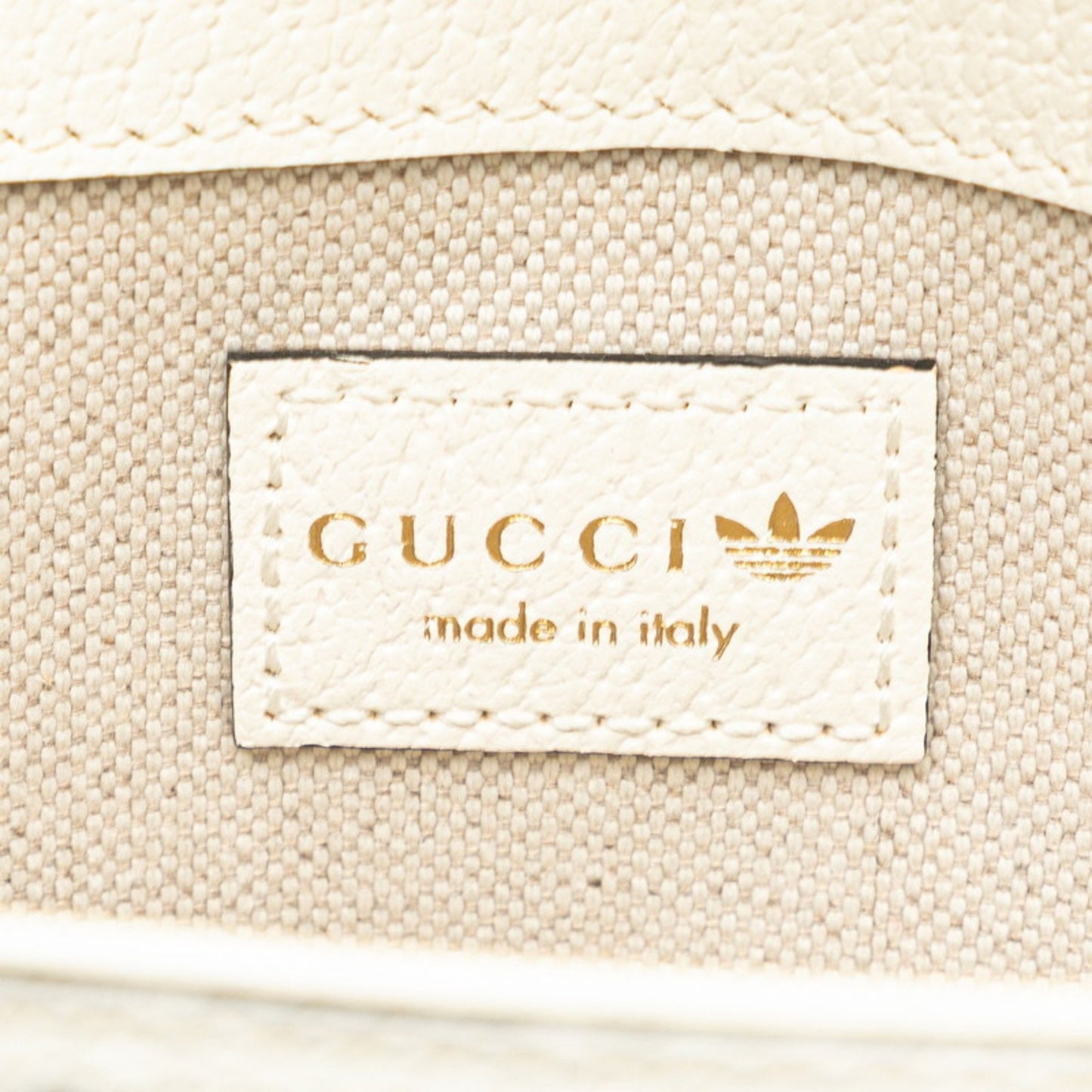 Gucci White Leather Horsebit