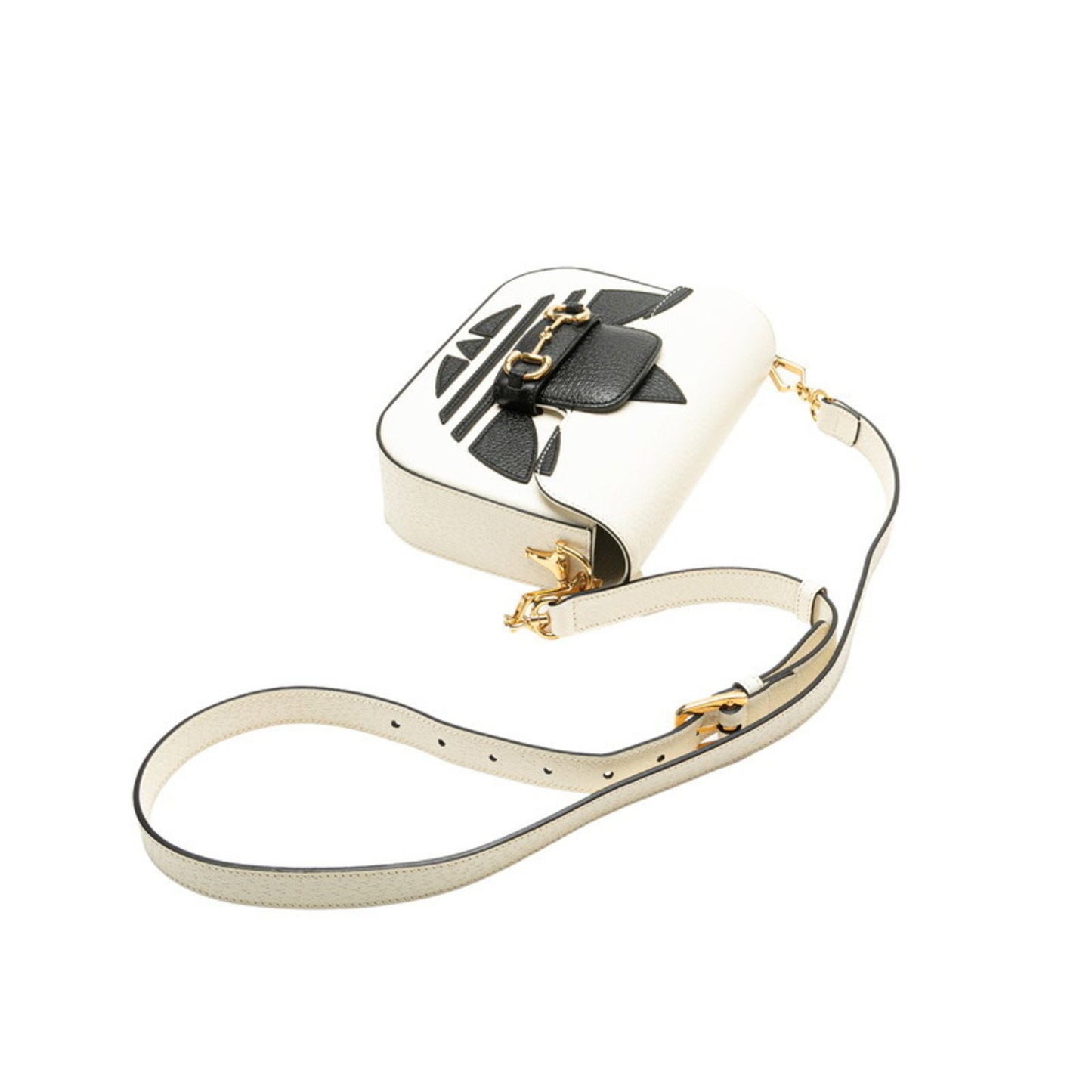 Gucci White Leather Horsebit