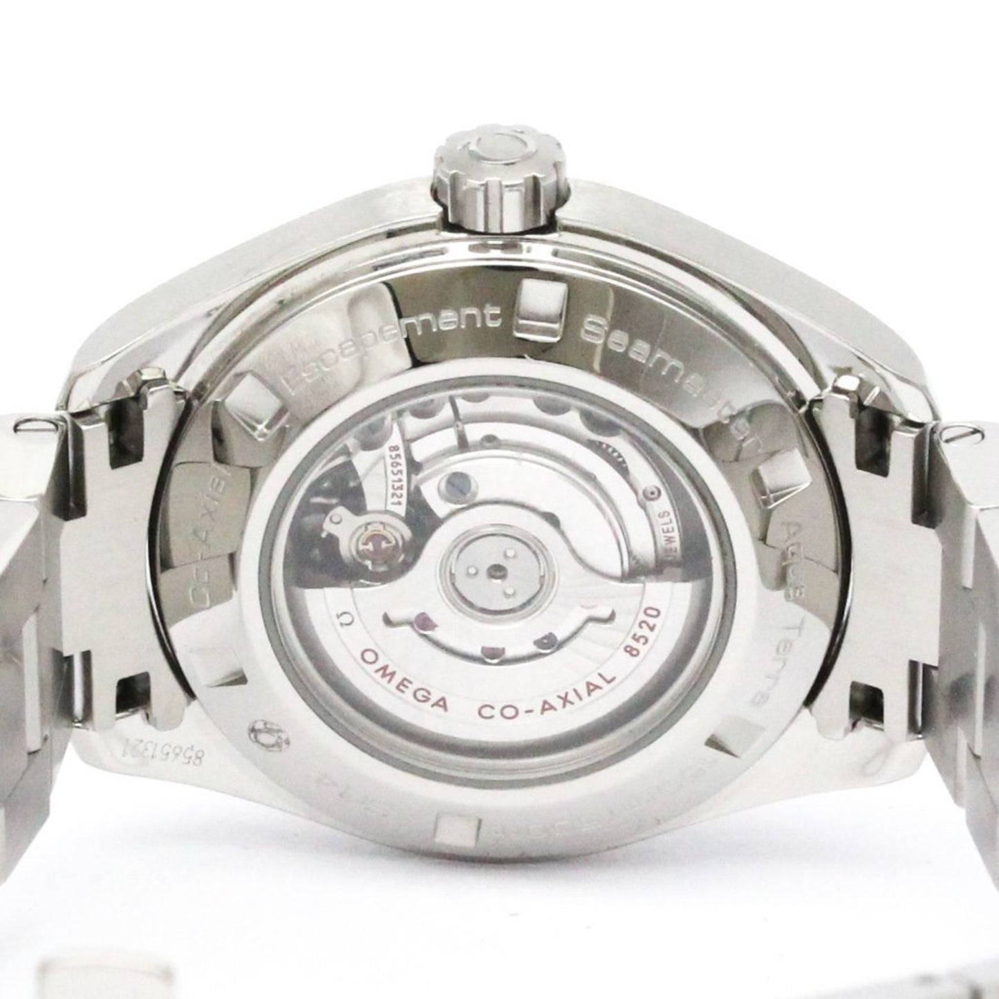 Omega White Steel Seamaster Aquaterra