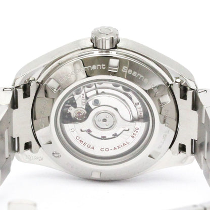 Omega White Steel Seamaster Aquaterra