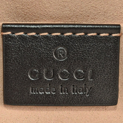 Gucci Black Leather Gg Marmont