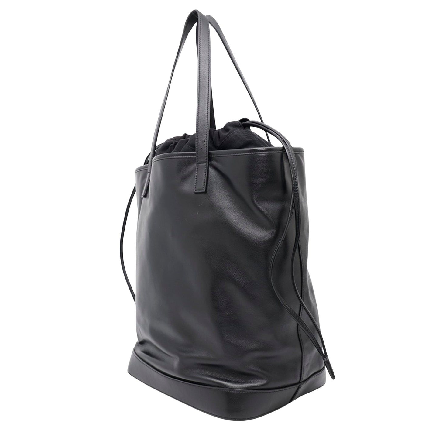 Saint Laurent Black Leather Teddy