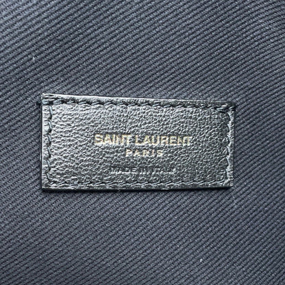 Saint Laurent Black Leather Teddy