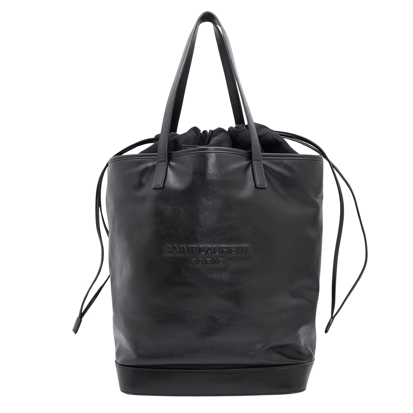 Saint Laurent Black Leather Teddy