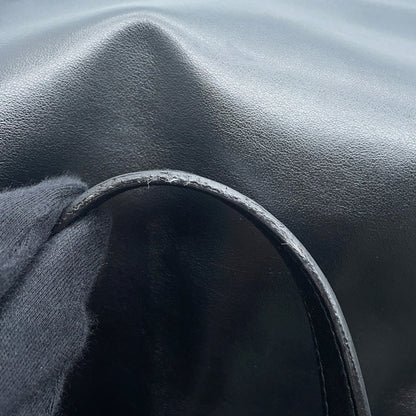 Saint Laurent Black Leather Teddy