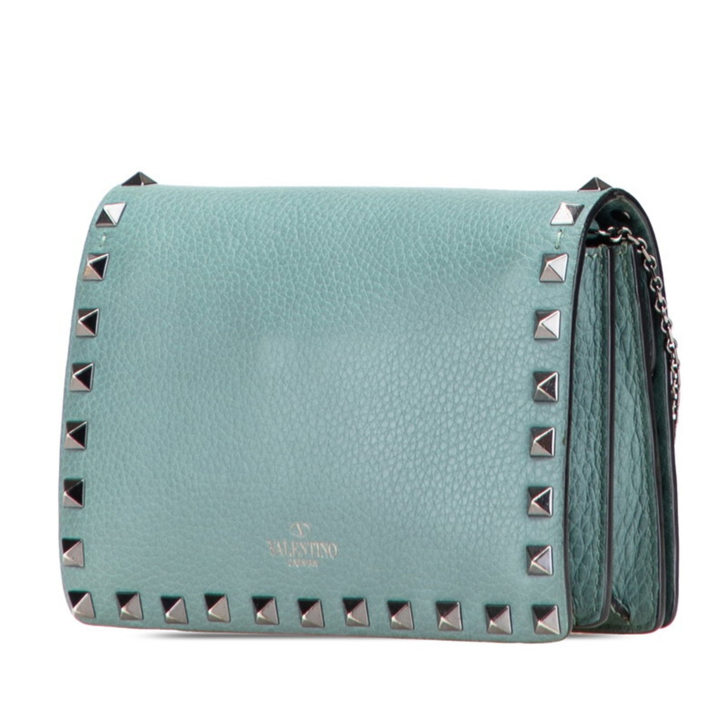 Valentino Garavani Green Leather Rockstud
