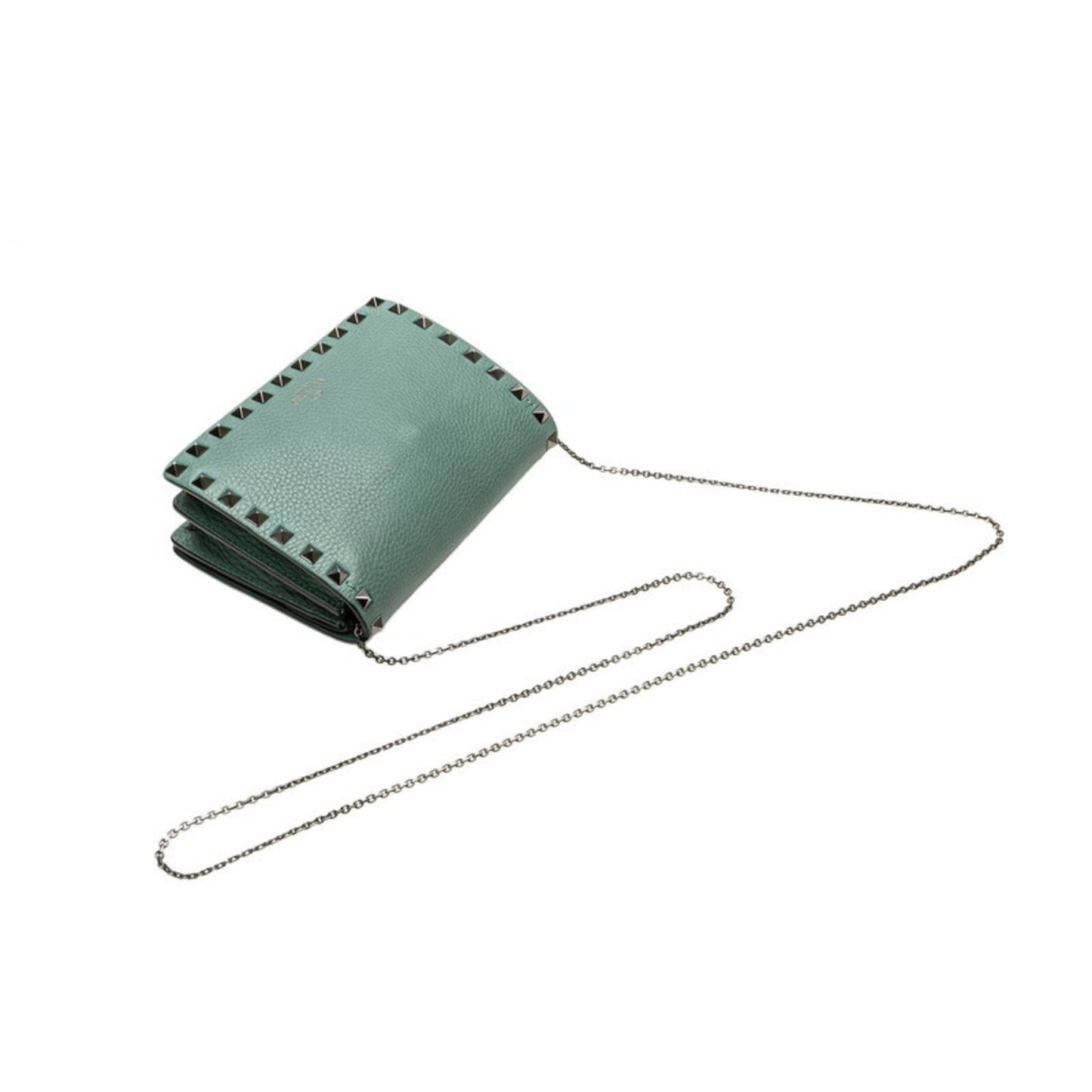 Valentino Garavani Green Leather Rockstud