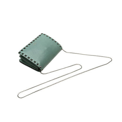 Valentino Garavani Green Leather Rockstud