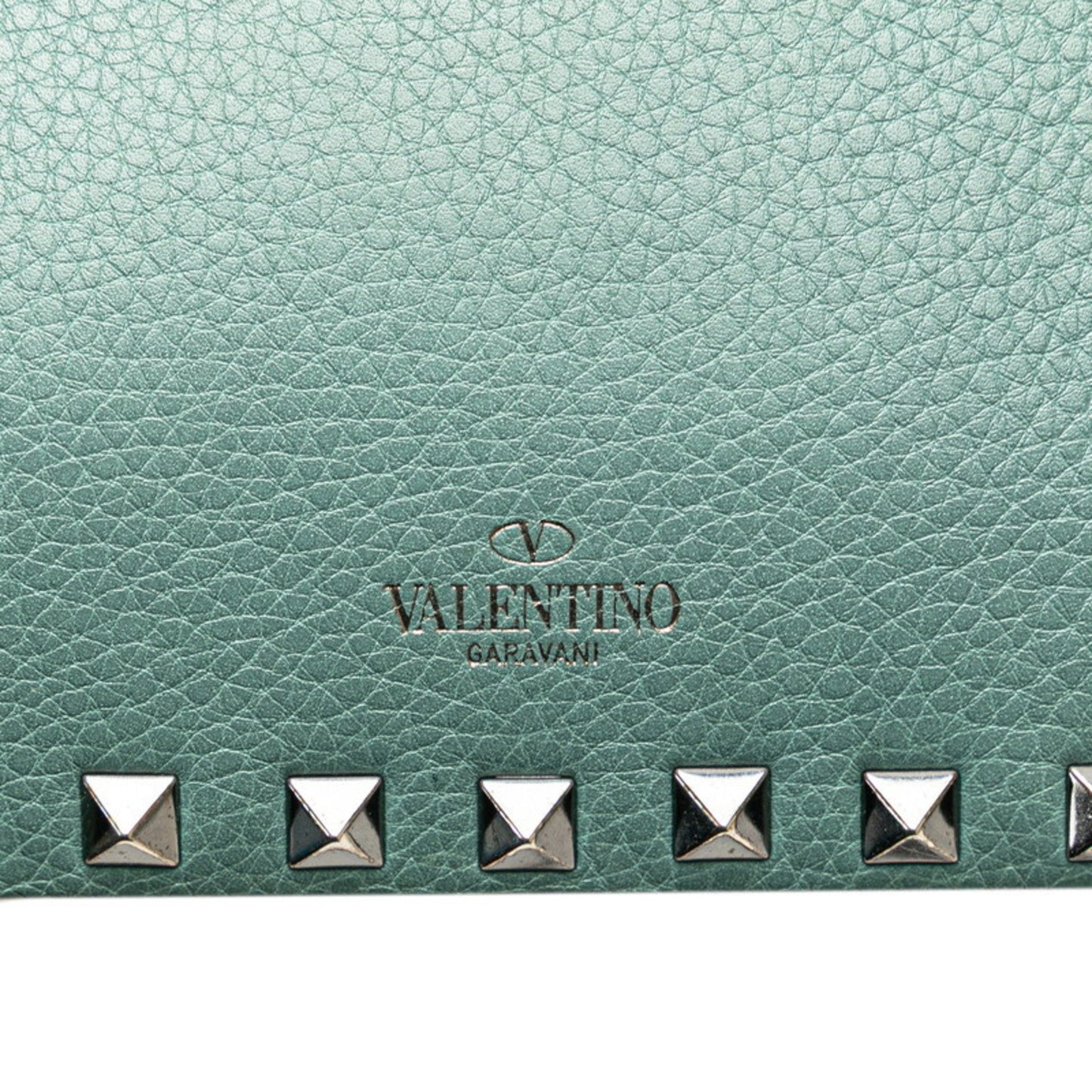 Valentino Garavani Green Leather Rockstud