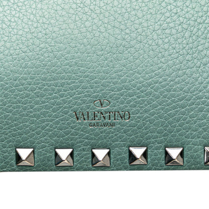 Valentino Garavani Green Leather Rockstud
