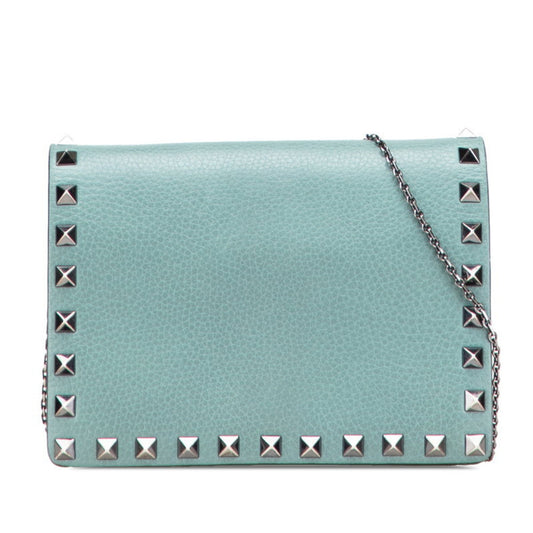 Valentino Garavani Green Leather Rockstud