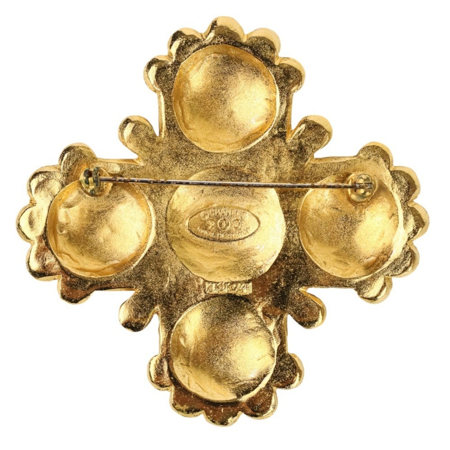 Chanel Gold Metal Cc