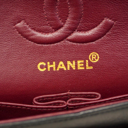 Chanel Black Leather Timeless 23