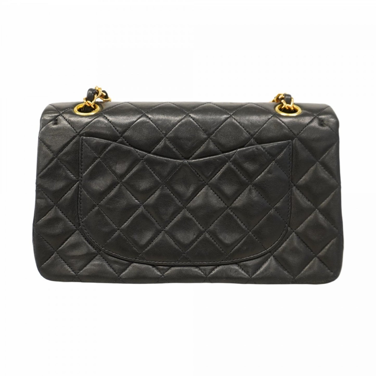 Chanel Black Leather Timeless 23