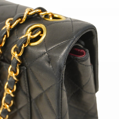 Chanel Black Leather Timeless 23
