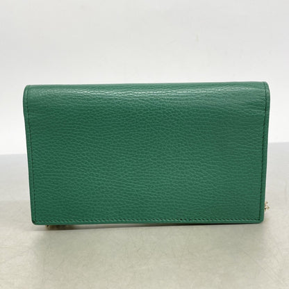 Gucci Green Leather Interlocking G