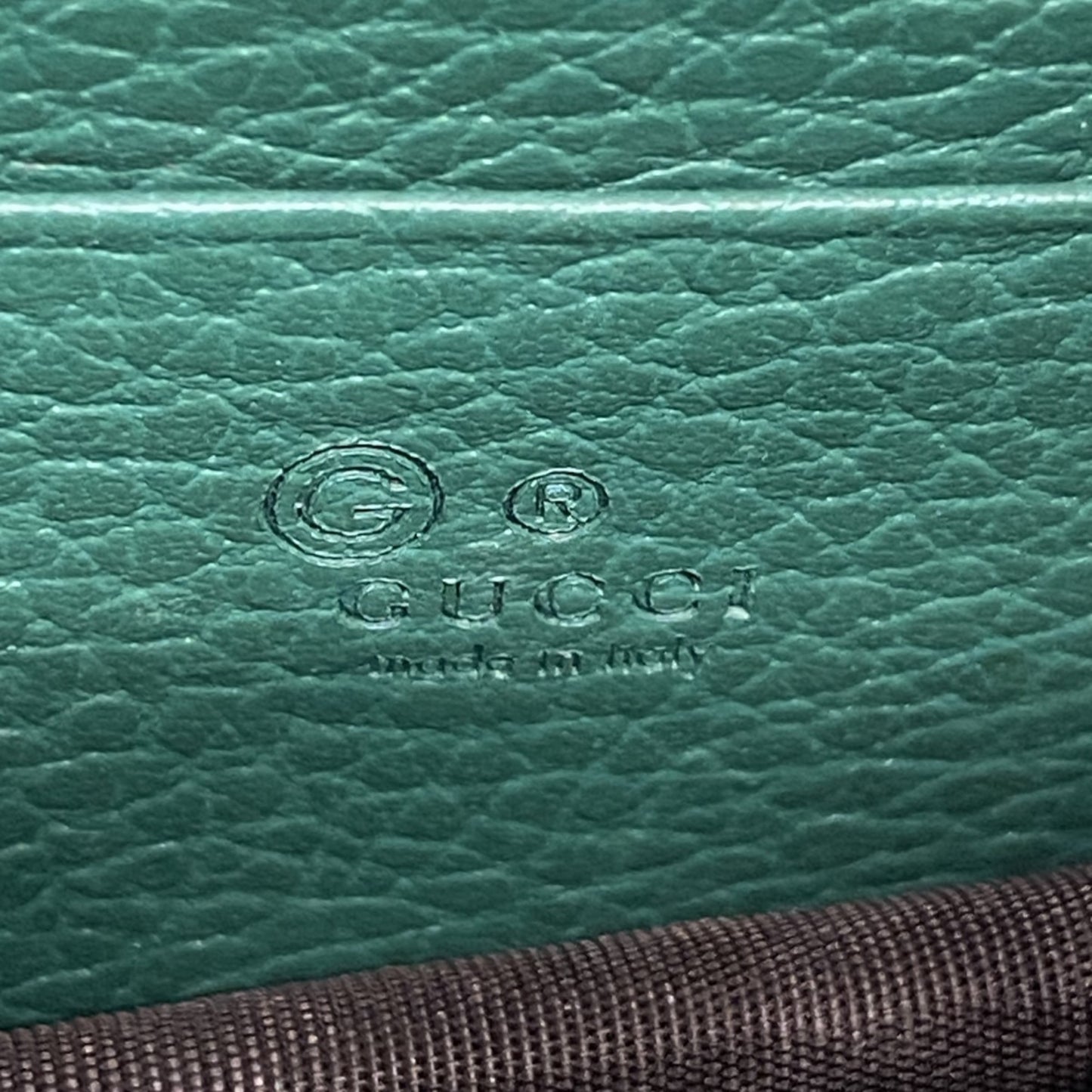 Gucci Green Leather Interlocking G