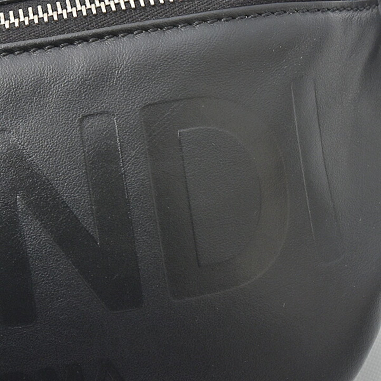 Fendi Black Leather Clutch