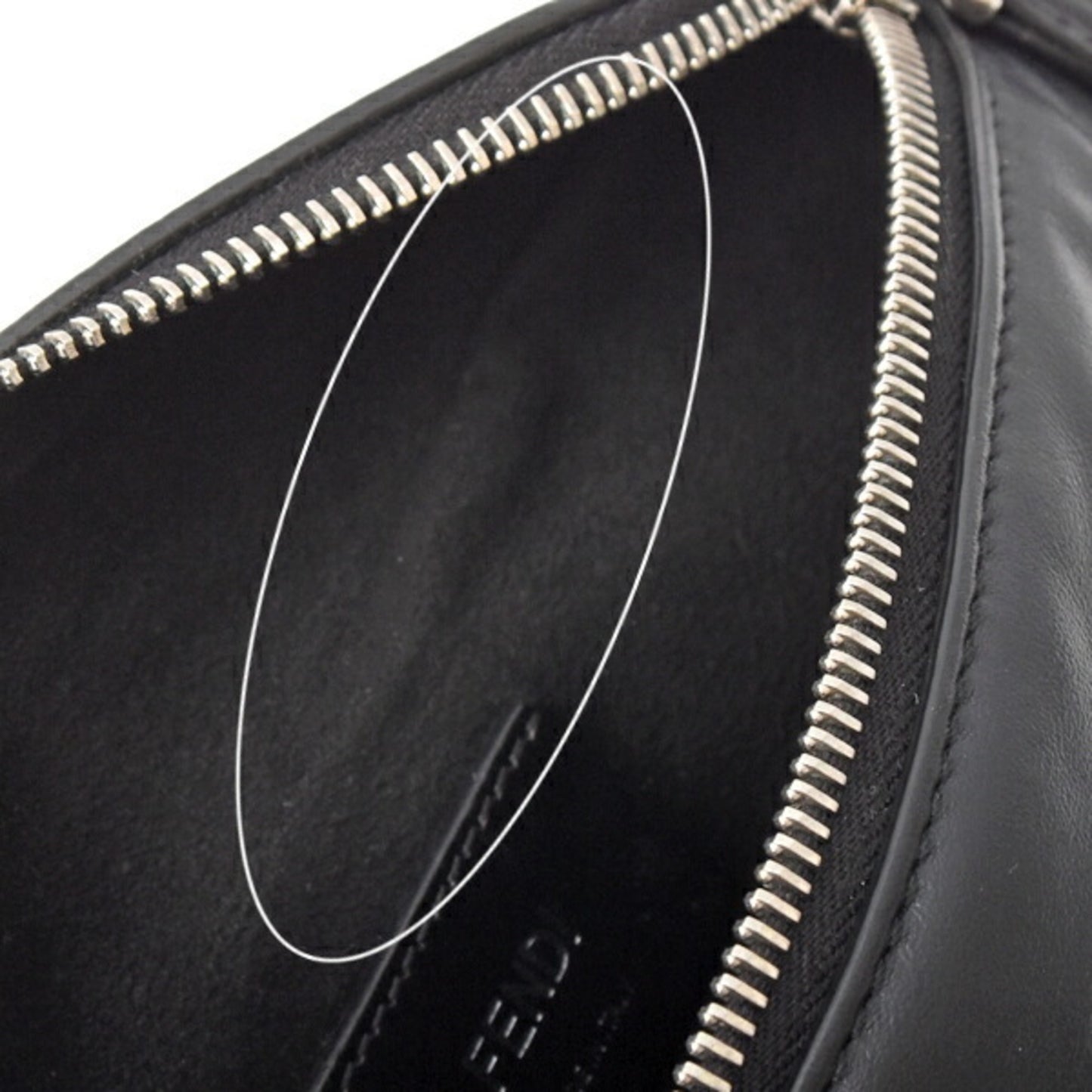 Fendi Black Leather Clutch