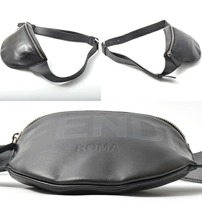 Fendi Black Leather Clutch