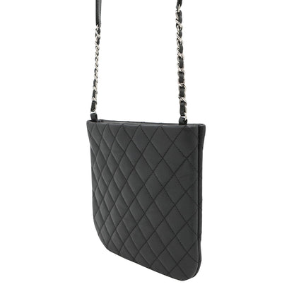 Chanel Black Leather Coco Mark