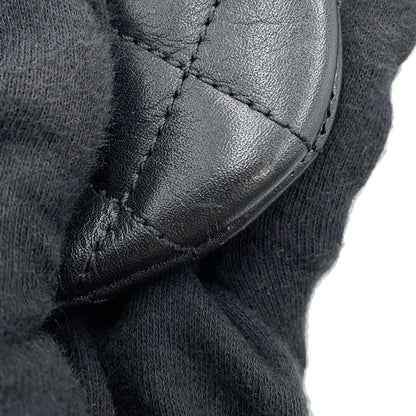 Chanel Black Leather Coco Mark