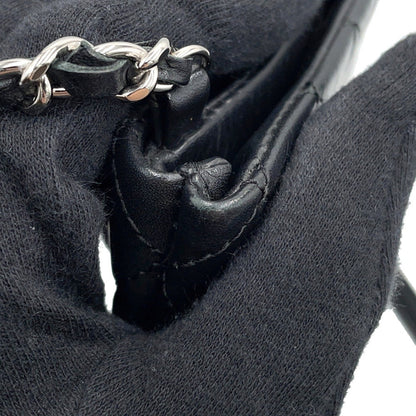 Chanel Black Leather Coco Mark