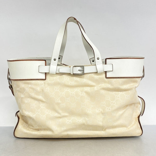 Gucci Brown Canvas, Leather Gg Canvas