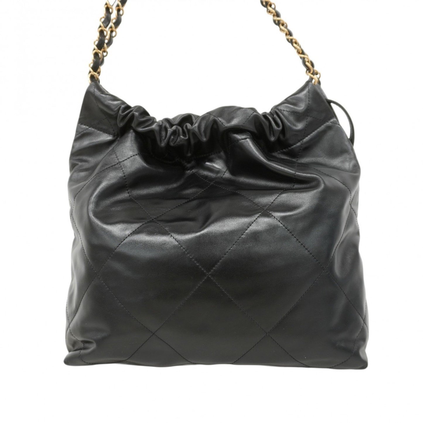 Chanel Black Leather Chanel 22