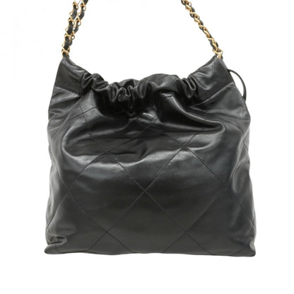 Chanel Black Leather Chanel 22