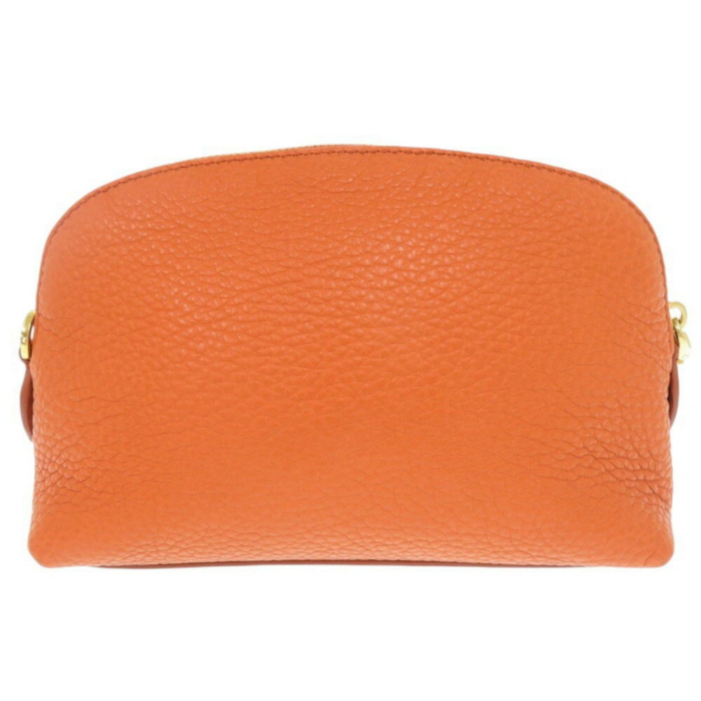 Prada Orange Leather Clutch