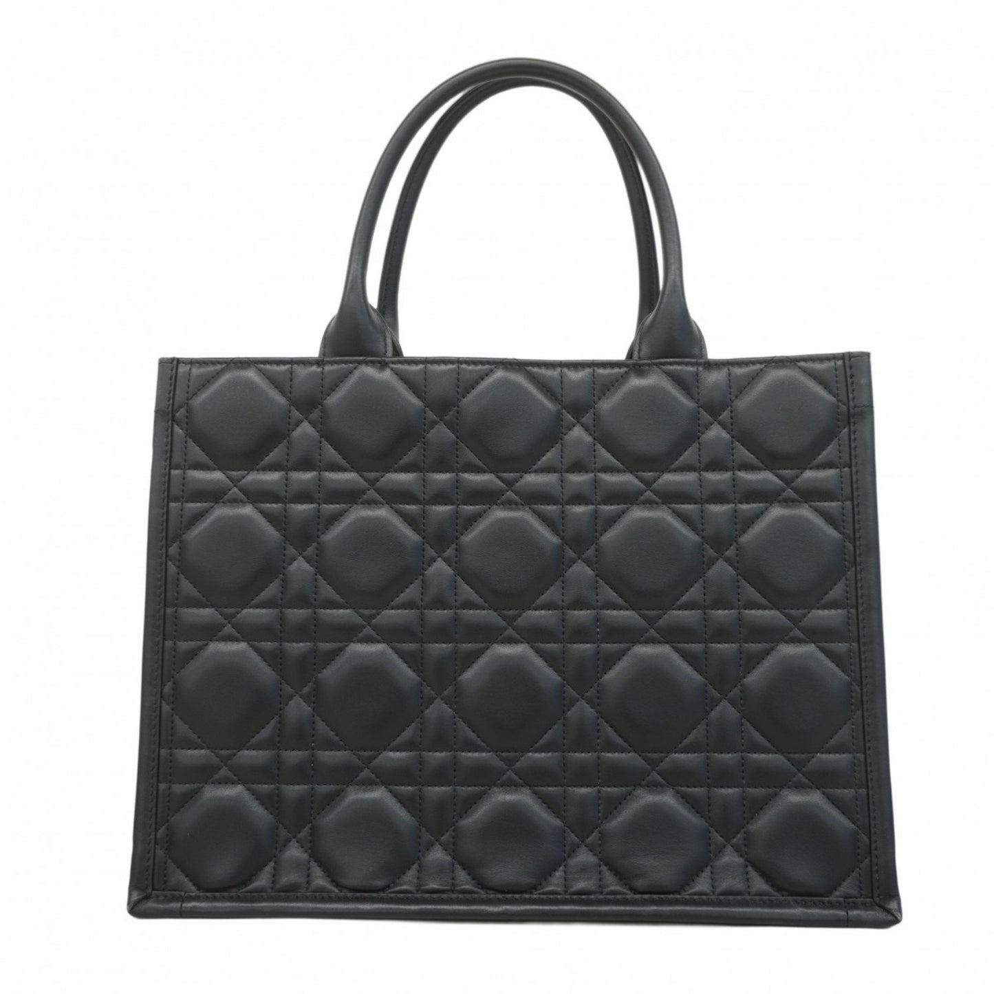 Dior Black Leather Book Tote
