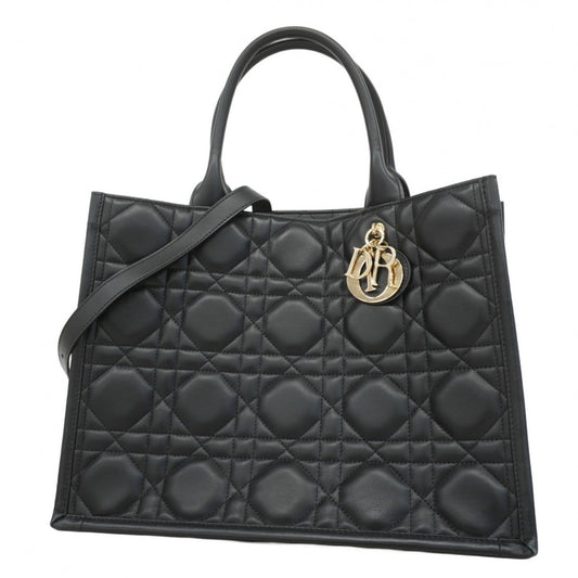 Dior Black Leather Book Tote