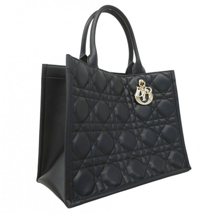 Dior Black Leather Book Tote