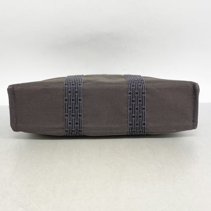 Hermès Gray Canvas Herline