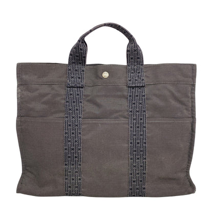 Hermès Gray Canvas Herline