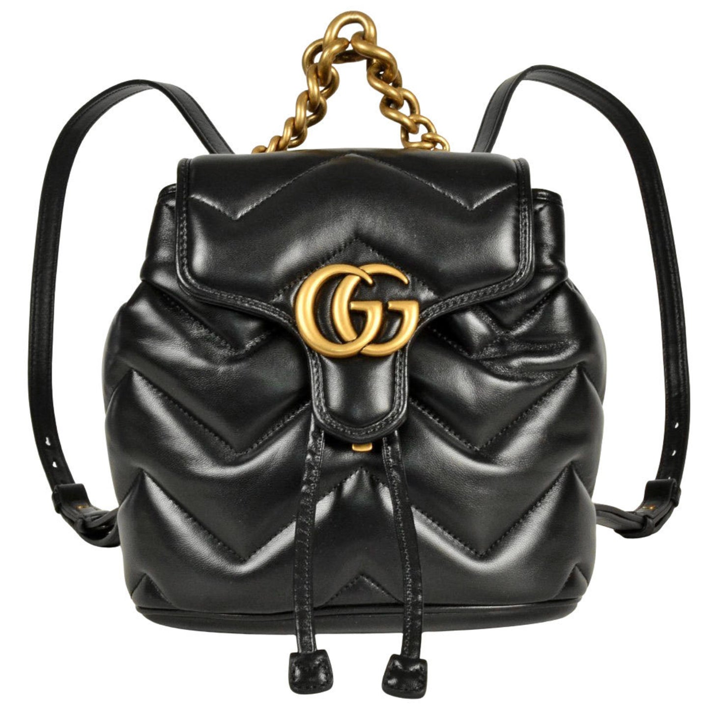 Gucci Black Leather Marmont