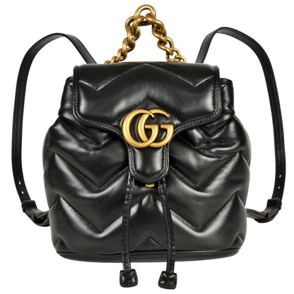 Gucci Black Leather Marmont