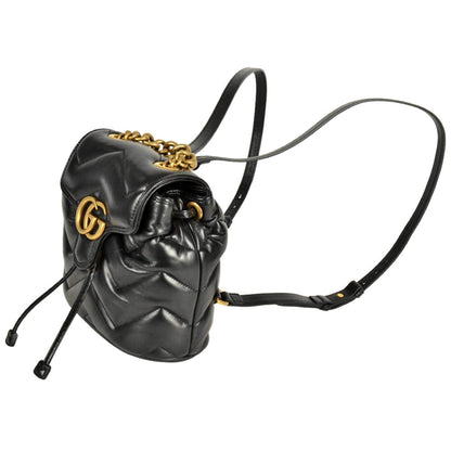 Gucci Black Leather Marmont