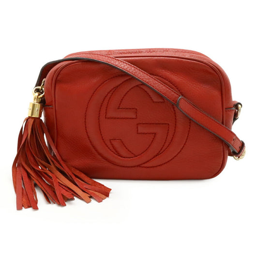 Gucci Red Leather Soho