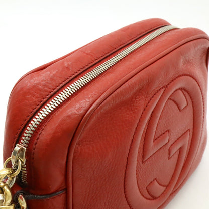 Gucci Red Leather Soho