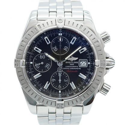 Rolex Black Steel Oyster Perpetual Date