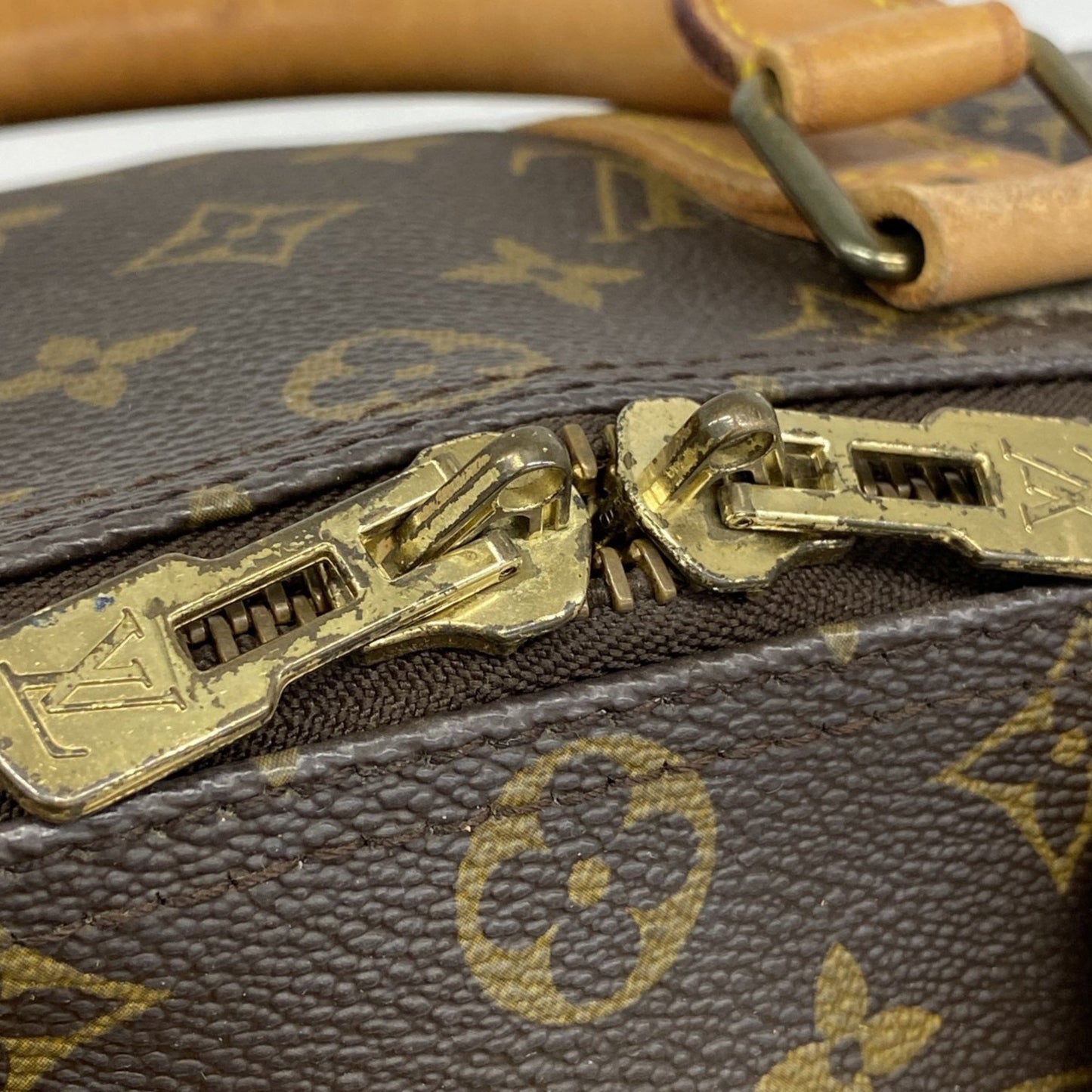 Louis Vuitton Brown Canvas Keepall 45