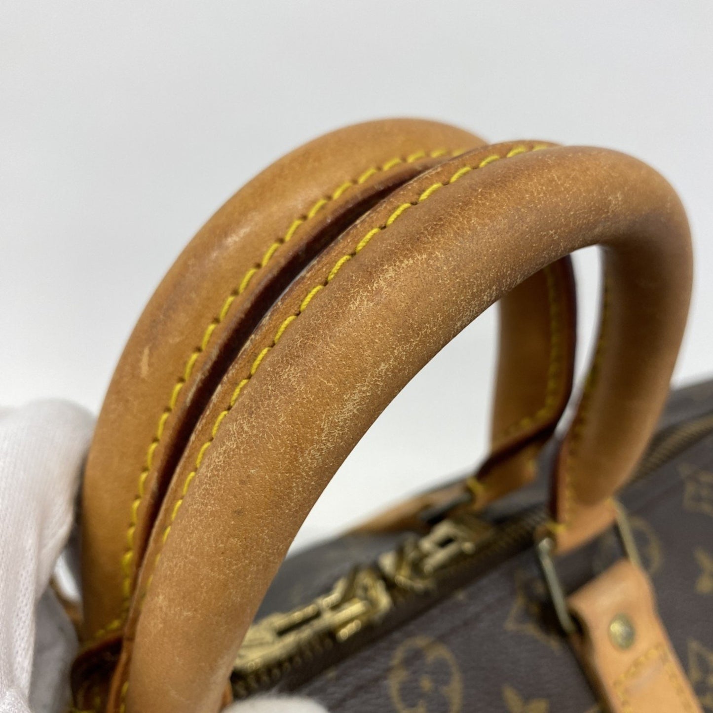 Louis Vuitton Brown Canvas Keepall 45