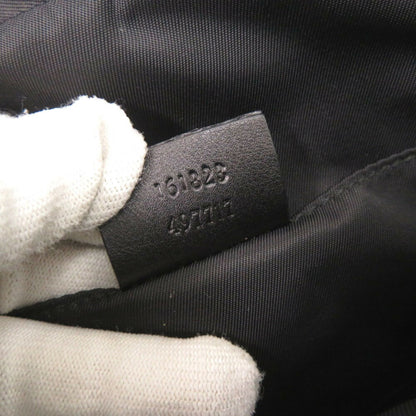 Gucci Black Canvas, Leather Guccissima