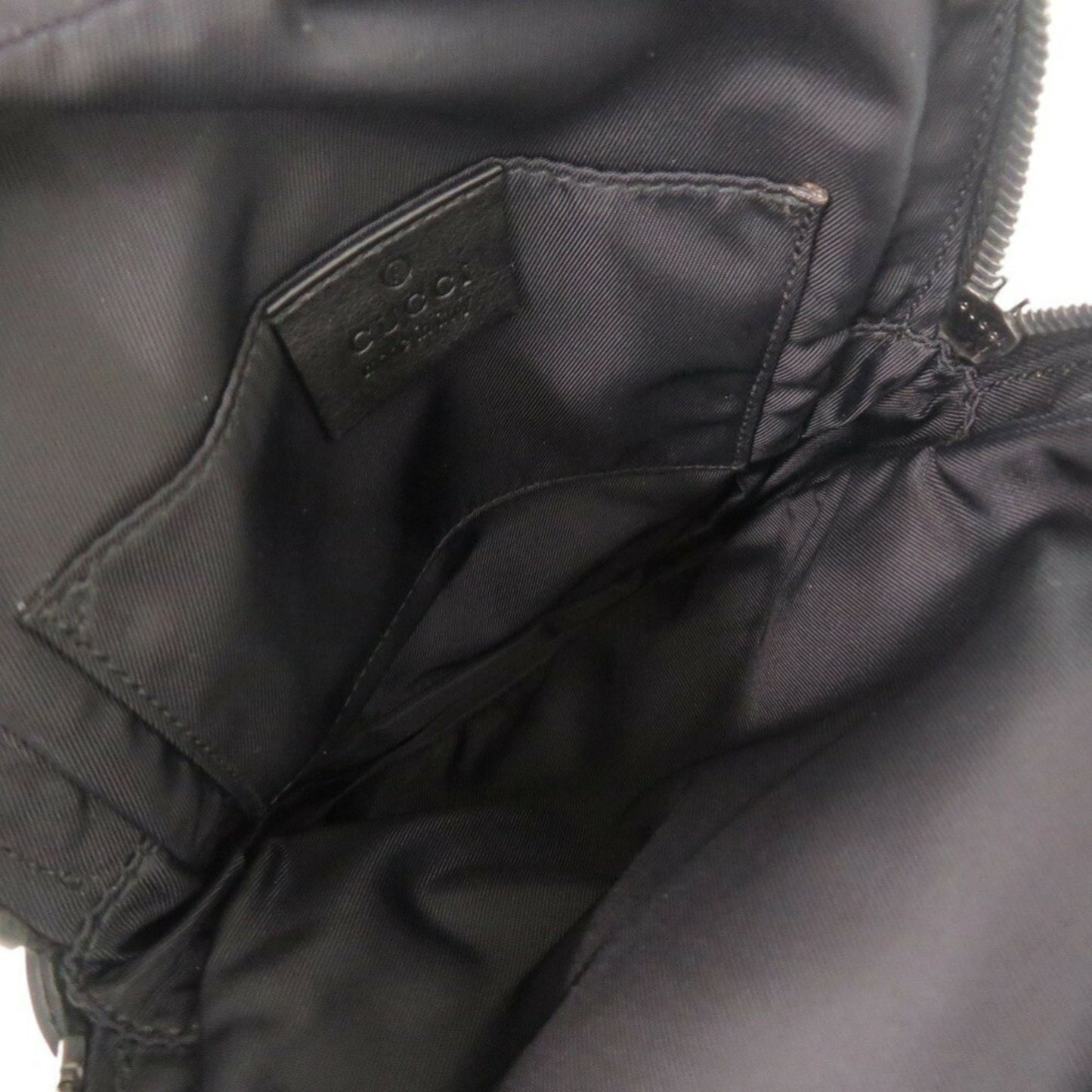 Gucci Black Canvas, Leather Guccissima